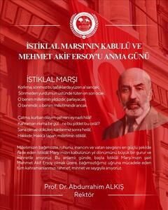 12 Mart İstiklal Marşı'nın Kabulü ve Mehmet Akif Ersoy'u Anma Günü