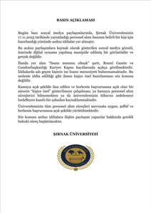 Basın Açıklaması       