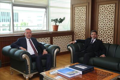 Bitlis Eren Üniversitesi Rektörü Prof. Dr. Necmettin Elmastaş, Rektörümüzü ziyaret etti