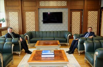 Güçlükonak Kaymakamı Karakurt, Rektörümüz Prof. Dr. Alkış’ı ziyaret etti