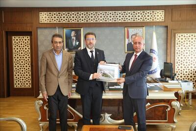 PTT Şırnak Başmüdürü Orhan Zeyrek’ten Rektörümüz Prof. Dr. Alkış’a Nezaket Ziyareti