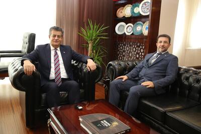 Rektörümüzden Şırnak Belediye Başkanına iadeyi ziyaret
