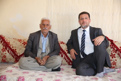 Rektörümüz Prof. Dr. Alkış Kıbrıs Gazisi Hasan Bayık’ı ziyaret etti