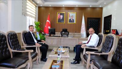 Rektörümüz Prof. Dr. Alkış,  yeni İl Milli Eğitim Müdürü olarak atanan Çandıroğlu’nu ziyaret etti