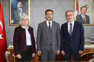 Sayıştay denetçilerinden Rektörümüz Prof. Dr. Alkış’a nezaket ziyareti