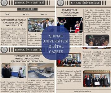 Şırnak Üniversitesi Dijital Gazete