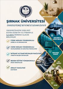 Üniversitemizde 5 Yeni Bölüm açıldı