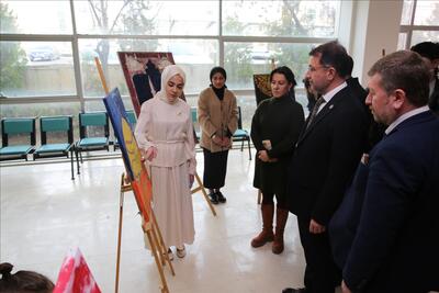 Üniversitemizde “Kutsalla Bakışmak” resim sergisi düzenlendi