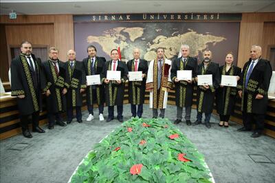 Üniversitemizde “Profesörlük Belgesi” takdim töreni gerçekleştirildi