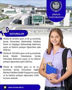 Üniversitemizden 5 bin TL burs imkanı